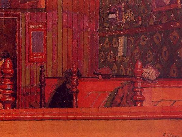  Harold  Gilman An Eating House oil painting picture